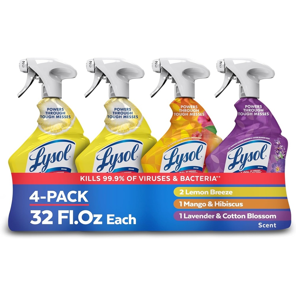 image:imageLysol All Purpose Cleaner Spray MultiPurpose Disinfecting Spray Kitchen amp Bathroom Cleaner Mango amp Hibiscus Scent 32 Fl OzLemon  Mango  Lavender