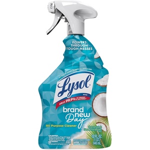 Lysol All Purpose Cleaner Spray, Multi-Purpose Disinfecting Spray, Kitchen & Bathroom Cleaner, Mango & Hibiscus Scent, 32 Fl Oz(Coconut & Sea Minerals)
