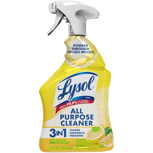 Lysol All Purpose Cleaner Spray, Multi-Purpose Disinfecting Spray, Kitchen & Bathroom Cleaner, Mango & Hibiscus Scent, 32 Fl Oz(Lemon Breeze)